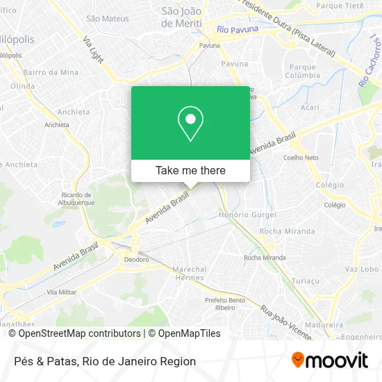 Pés & Patas map