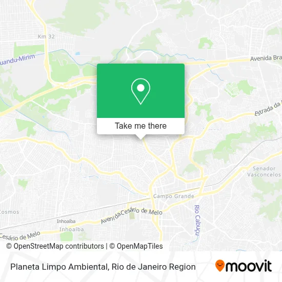 Planeta Limpo Ambiental map