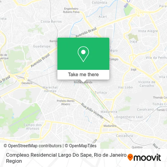 Complexo Residencial Largo Do Sape map