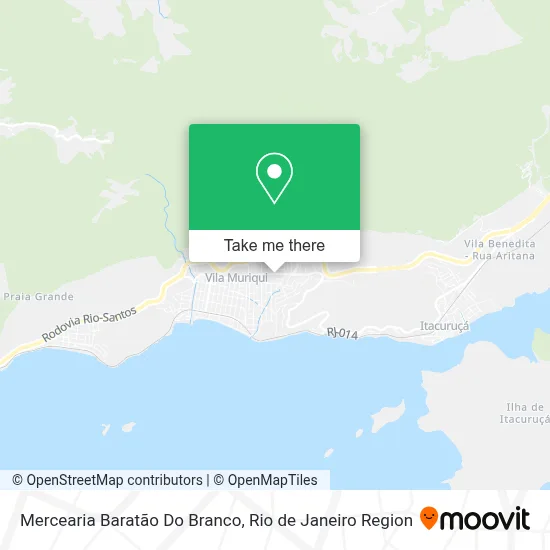 Mercearia Baratão Do Branco map