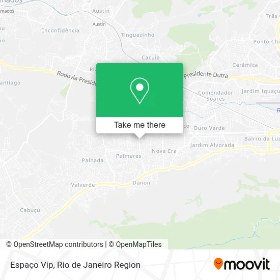Espaço Vip map