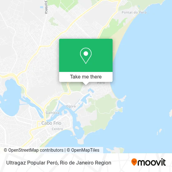 Ultragaz Popular Peró map