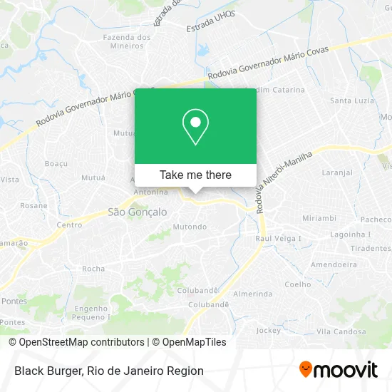Black Burger map