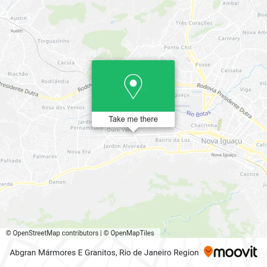 Abgran Mármores E Granitos map