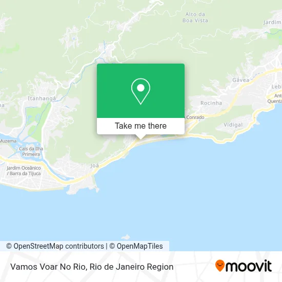 Vamos Voar No Rio map
