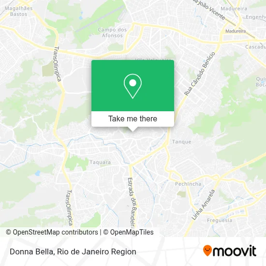 Donna Bella map