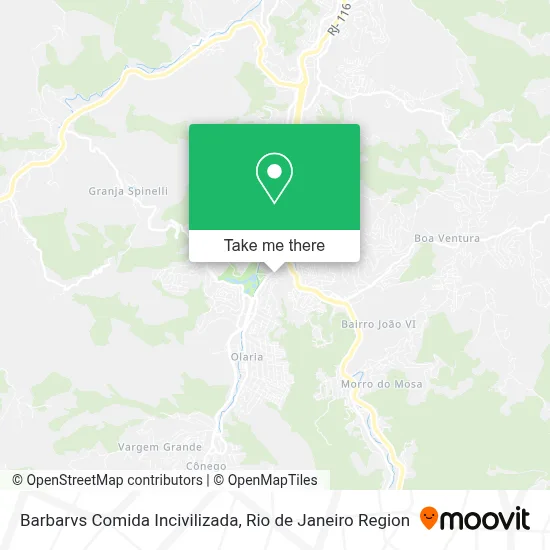 Barbarvs Comida Incivilizada map