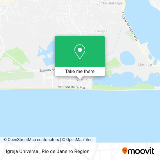 Igreja Universal map
