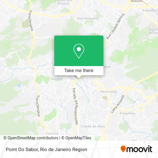 Point Do Sabor map