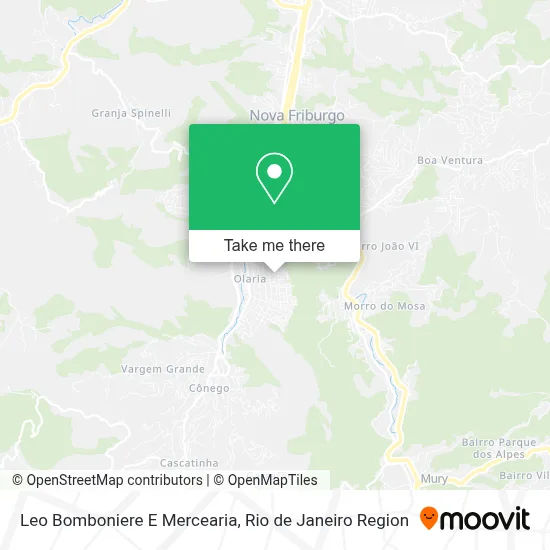 Leo Bomboniere E Mercearia map