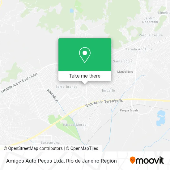 Amigos Auto Peças Ltda map