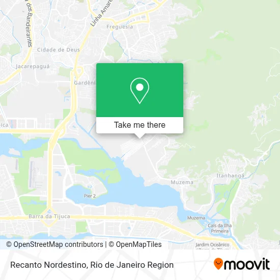 Recanto Nordestino map