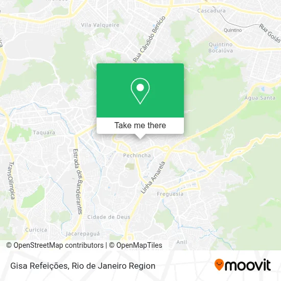 Gisa Refeições map