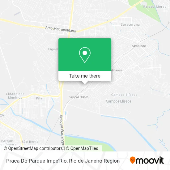 Praca Do Parque Impe'Rio map