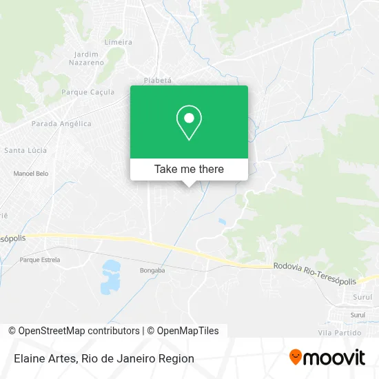 Elaine Artes map