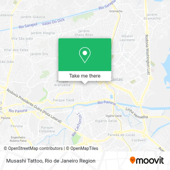 Musashi Tattoo map
