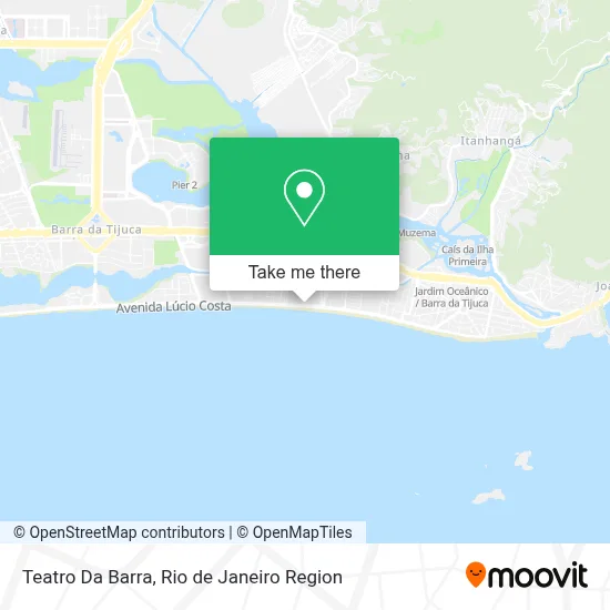 Teatro Da Barra map