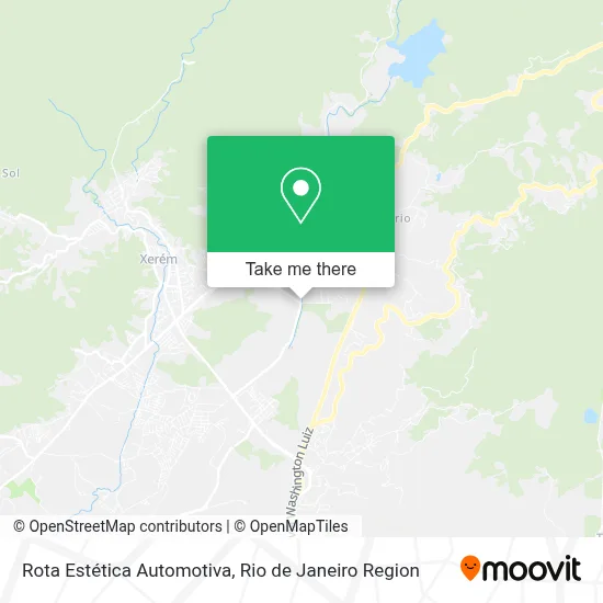 Rota Estética Automotiva map
