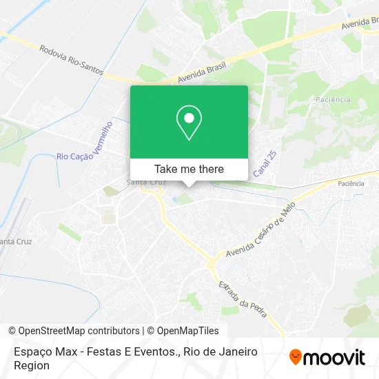Espaço Max - Festas E Eventos. map