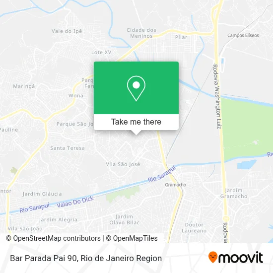 Bar Parada Pai 90 map