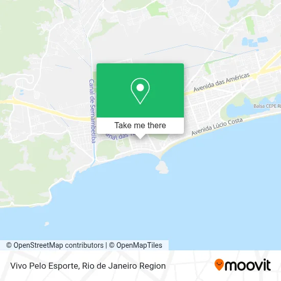 Vivo Pelo Esporte map