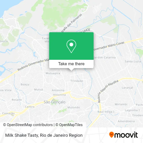 Milk Shake Tasty map