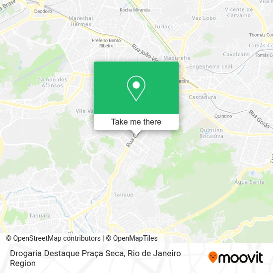 Drogaria Destaque Praça Seca map