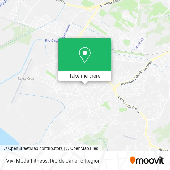 Vivi Moda Fitness map