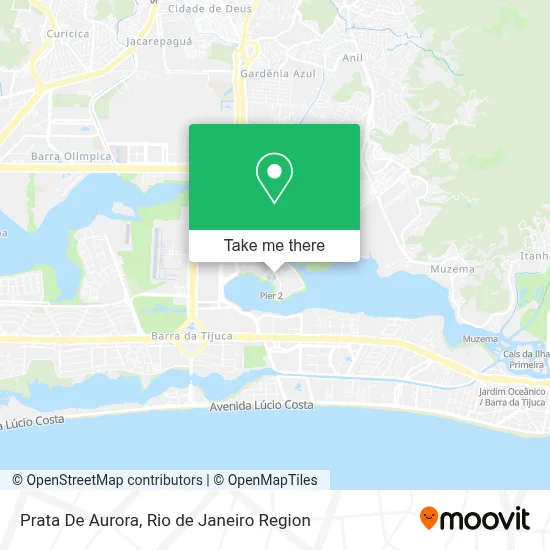 Prata De Aurora map