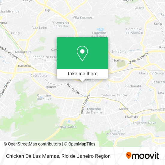 Chicken De Las Mamas map