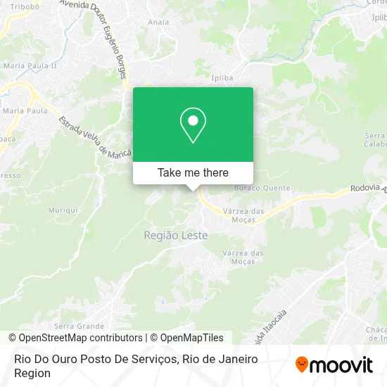 Rio Do Ouro Posto De Serviços map
