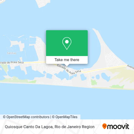 Quiosque Canto Da Lagoa map