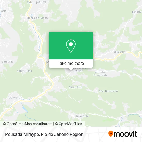 Pousada Miraype map