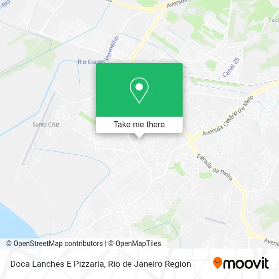 Doca Lanches E Pizzaria map