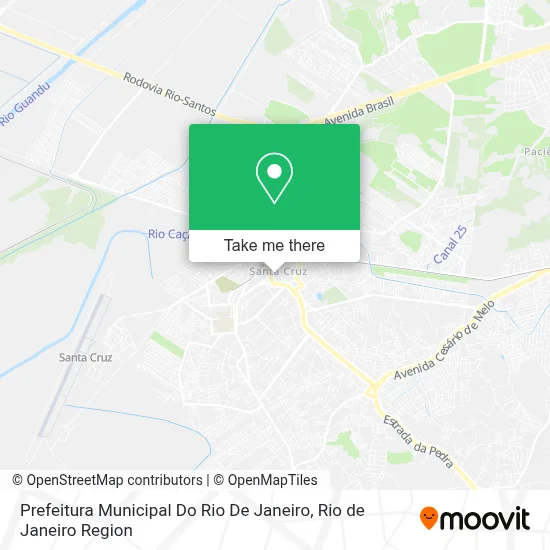 Prefeitura Municipal Do Rio De Janeiro map
