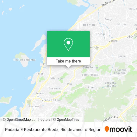 Padaria E Restaurante Breda map