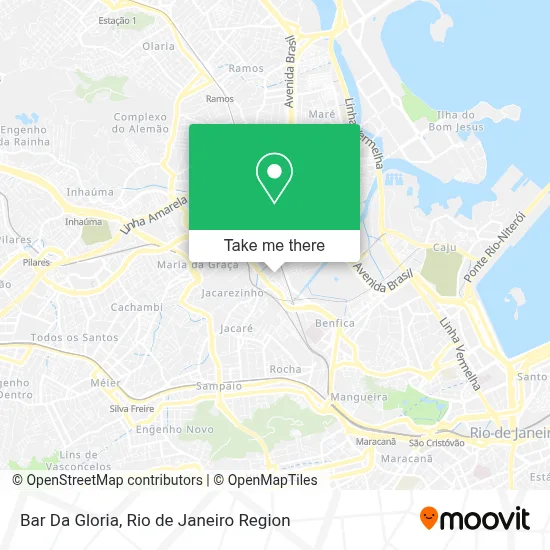 Bar Da Gloria map