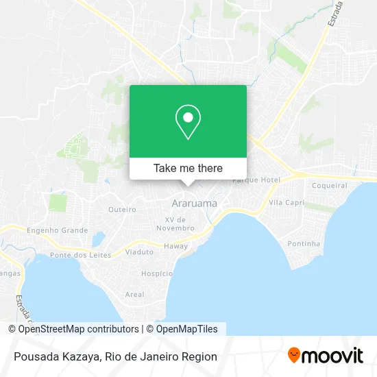 Pousada Kazaya map