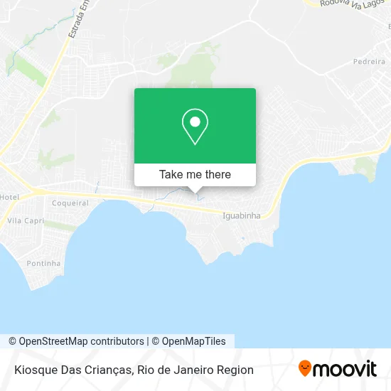 Kiosque Das Crianças map