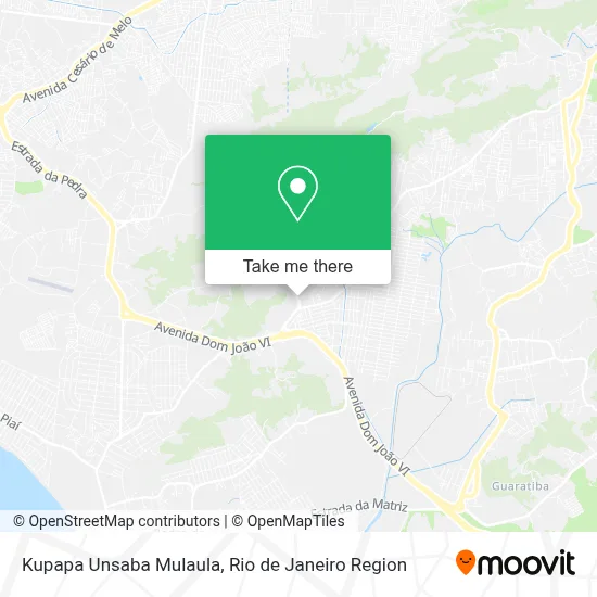 Kupapa Unsaba Mulaula map