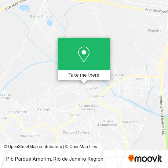 Pib Parque Amorim map