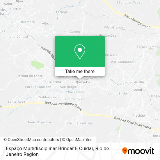 Espaço Multidisciplinar Brincar E Cuidar map