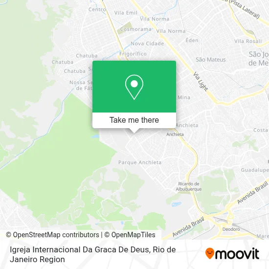 Igreja Internacional Da Graca De Deus map