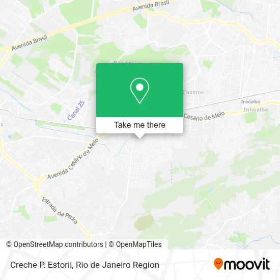 Creche P. Estoril map