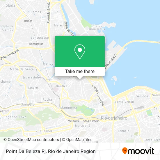 Point Da Beleza Rj map