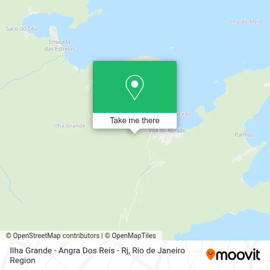 Ilha Grande - Angra Dos Reis - Rj map