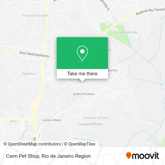 Cwm Pet Shop map