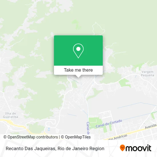 Recanto Das Jaqueiras map