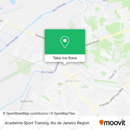 Academia Sport Training map