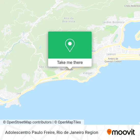 Adolescentro Paulo Freire map